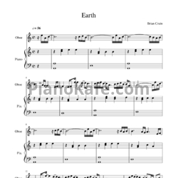 Ноты Brian Crain - Earth - предпросмотр