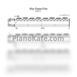 Ноты RIOPY - Sky Opus Fire - предпросмотр