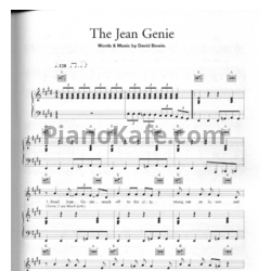 Ноты David Bowie - The jean genie - предпросмотр