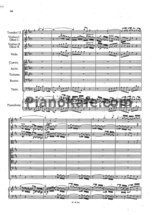 Ноты Георг Гендель - Опера "Благодарственный молебен (Королева Каролина)" ре мажор (HWV 280) - PianoKafe.com