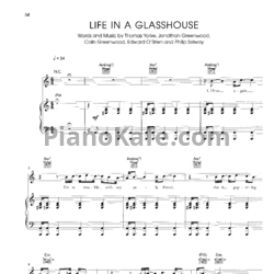 Ноты Radiohead - Life in a glasshouse - предпросмотр