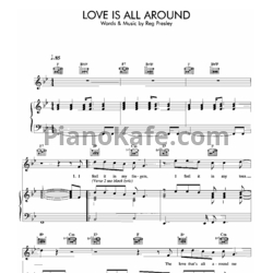 Ноты Billy Mack - Christmas Is All Around - предпросмотр