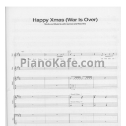 Ноты John Lennon - Happy Xmas (War is over) (Партитура) - предпросмотр