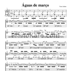 Ноты Tom Jobim - Aguas de Marco - предпросмотр