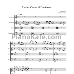 Ноты The Strokes - Under cover of darkness (Партитура для струнного квартета)