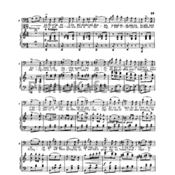 Ноты Gaetano Donizetti - Un fuoco insolito - предпросмотр