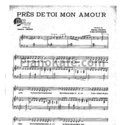 Ноты Charles Trenet - Les chansons de (Книга нот) - предпросмотр