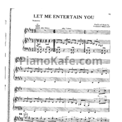 Ноты Queen - Let me entertain you - предпросмотр