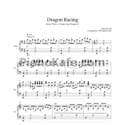 Ноты John Powell - Dragon racing - предпросмотр