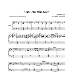 Ноты Arctic Monkeys - Only ones who know - предпросмотр