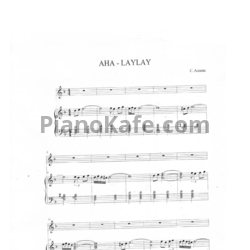 Ноты С. Алиева - Aha-Laylay - предпросмотр