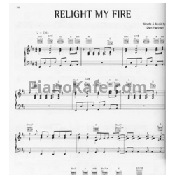 Ноты Take That - Relight my fire - предпросмотр