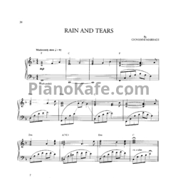Ноты Giovanni Marradi - Rain and tears - предпросмотр
