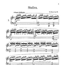 Ноты Ш. Майер - 12 этюдов (Op. 119) - предпросмотр