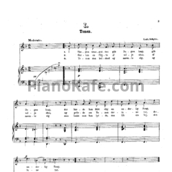 Ноты Людвиг Шитте - 4 sange - предпросмотр