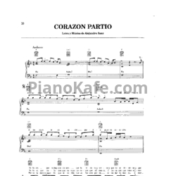 Ноты Alejandro Sanz - Corazon Partio