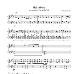 Ноты Pierce The Veil - Hell above - предпросмотр