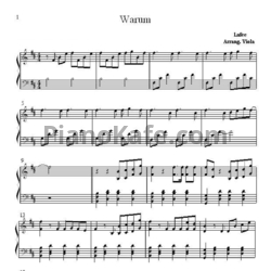 Ноты Lafee - Warum