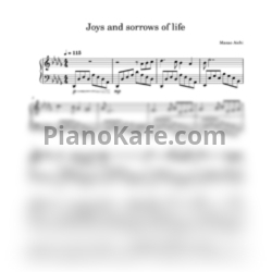 Ноты Masao Aichi - Joys and sorrows of life - предпросмотр