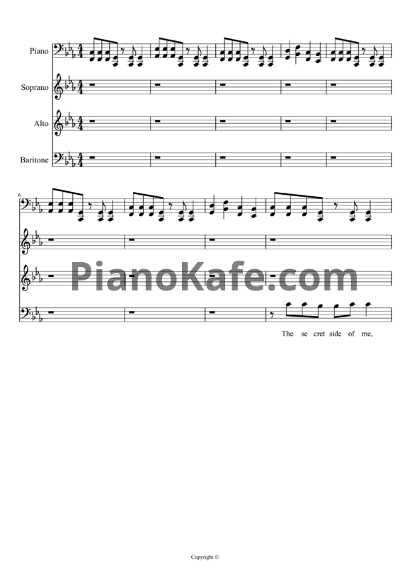 Ноты Skillet - Monster - PianoKafe.com