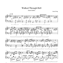 Ноты Anson Seabra - Walked through hell