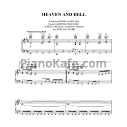 Ноты Black Sabbath - Heaven and hell - предпросмотр