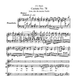 Ноты И. Бах - Кантата №78 "Jesu, der du meine seele" (BWV 78) - предпросмотр
