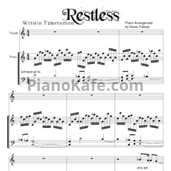 Ноты Within Temptation - Restless - предпросмотр