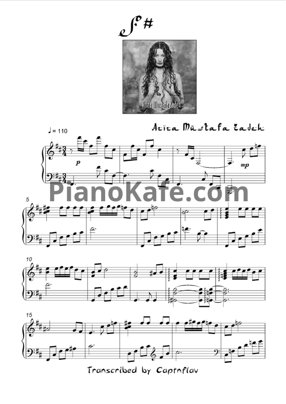 Ноты Aziza Mustafa Zadeh - F# - PianoKafe.com