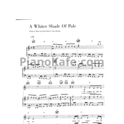 Ноты Annie Lennox - A whiter shade of pale - предпросмотр