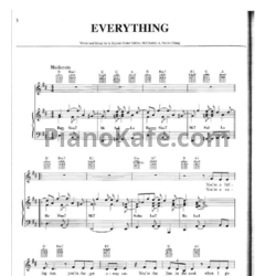 Ноты Michael Buble - Everything (Версия 2) - предпросмотр