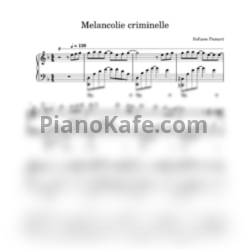 Ноты Sofiane Pamart - Melancolie criminelle - предпросмотр