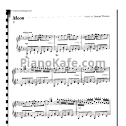 Ноты George Winston - Moon - предпросмотр
