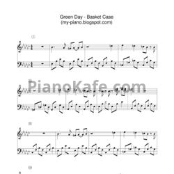 Ноты Green Day - Basket case (Версия 2) - предпросмотр