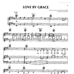 Ноты Lara Fabian - Love by grace - предпросмотр