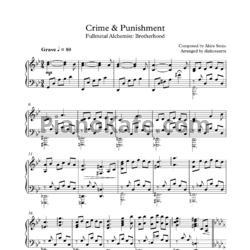 Ноты Yui - Crime and punishment
