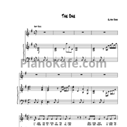 Ноты Elton John - The one - предпросмотр