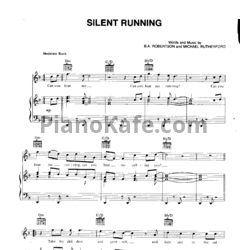 Ноты Mike & The Mechanics - Silent running - предпросмотр