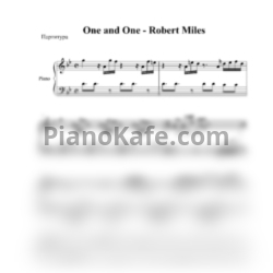 Ноты Robert Miles - One and one (Patchy cover) - предпросмотр