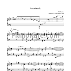 Ноты Pink Martini - Amado mio - предпросмотр