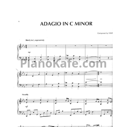 Ноты Yanni - Adagio in C - предпросмотр