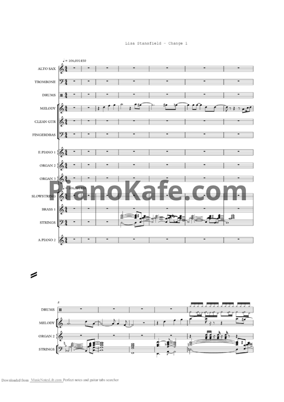 Ноты Lisa Stansfield - Change - PianoKafe.com