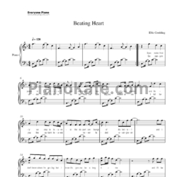 Ноты Ellie Goulding - Beating heart - предпросмотр