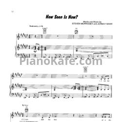 Ноты The Smiths - How Soon is Now