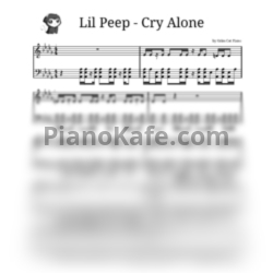 Ноты Lil Peep - Cry alone - предпросмотр