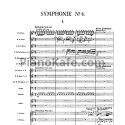 Ноты Густав Малер - Симфония №4 (Партитура)