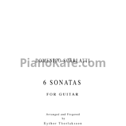 Ноты Д. Скарлатти - 6 сонат для гитары - предпросмотр