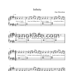 Ноты One Direction - Infinity - предпросмотр