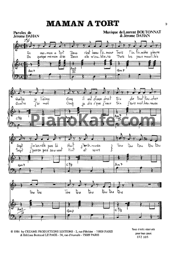 Ноты Mylene Farmer - Songbook (Книга нот) - PianoKafe.com