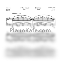 Ноты Vladimir Titov - Etude "In the Waves", Op. 10, No. 2 - предпросмотр